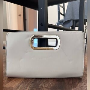 Elegant cream Clutch Bag